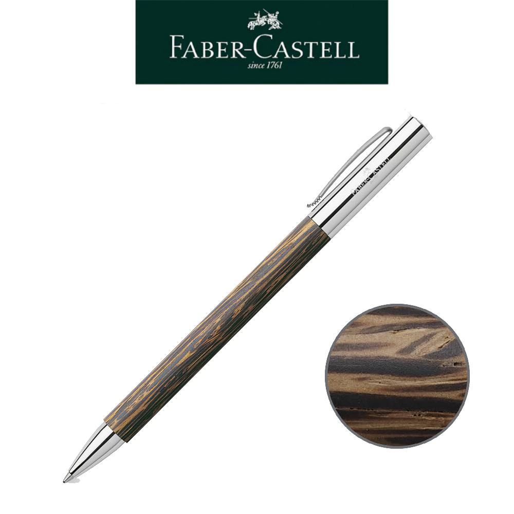 免費客製化刻字【Faber-Castell】Ambition成吉思汗椰木原子筆/木質筆桿/溫潤厚實/送禮首選 台灣輝柏✿50B004